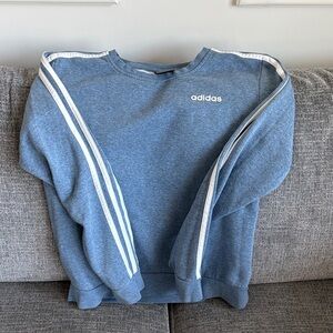Adidas Heather Blue Crewneck Sweater